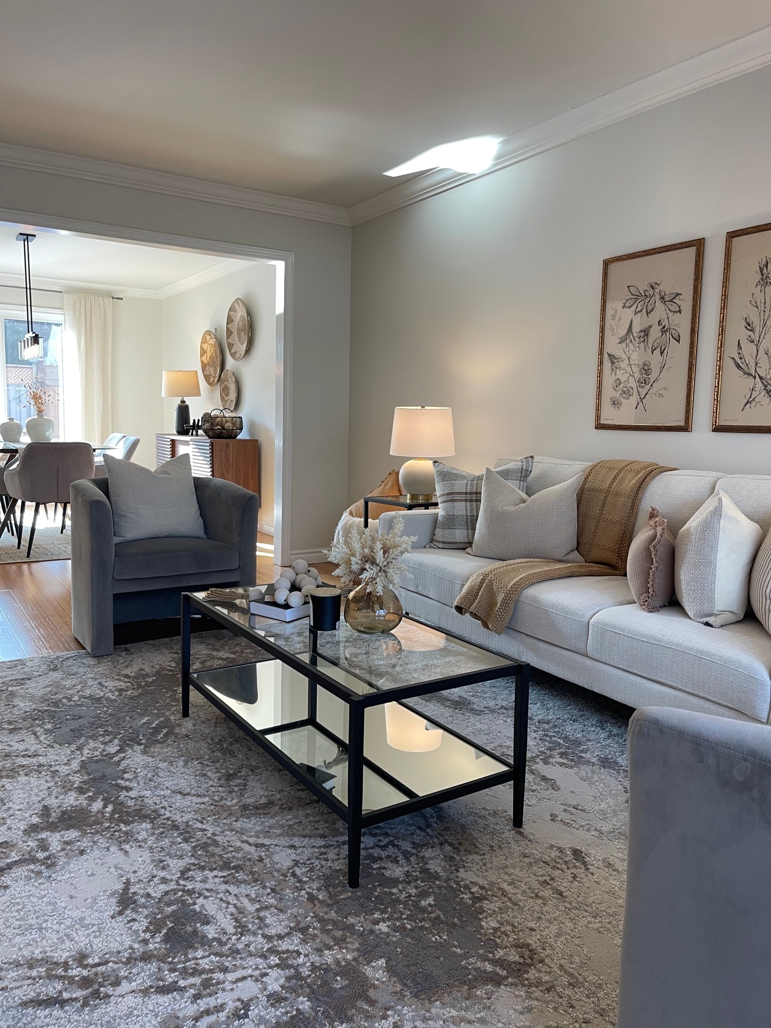 Living Room Staging